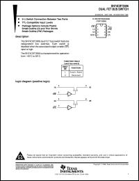 SN74CBT3306D datasheet:  DUAL FET BUS SWITCH SN74CBT3306D