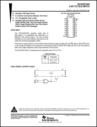 SN74CBT3345DGVR datasheet:  8-BIT FET BUS SWITCH SN74CBT3345DGVR