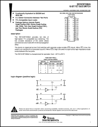 SN74CBT3384ADGVR datasheet:  10-BIT FET BUS SWITCH SN74CBT3384ADGVR