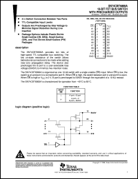 SN74CBT6800DBLE datasheet:  10-BIT FET BUS SWITCH WITH PRECHARGED OUTPUTS FOR LIVE INSERTION SN74CBT6800DBLE