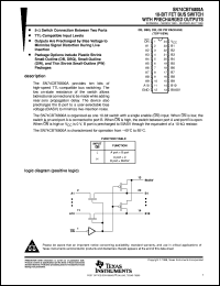 SN74CBT6800DBR datasheet:  10-BIT FET BUS SWITCH WITH PRECHARGED OUTPUTS FOR LIVE INSERTION SN74CBT6800DBR