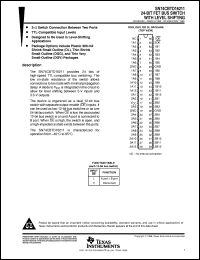 SN74CBTD16211DGGR datasheet:  24-BIT FET BUS SWITCH WITH LEVEL SHIFTING SN74CBTD16211DGGR