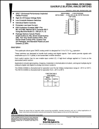 SN74LV4066ADBR datasheet:  QUADRUPLE BILATERAL ANALOG SWITCH SN74LV4066ADBR