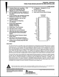 TPIC43T01DA datasheet:  THREE-PHASE BRUSHLESS MOTOR RPM CONTROLLER TPIC43T01DA