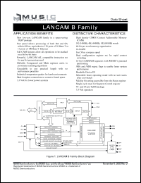 MU9C8480B-90TBI datasheet: 90ns 3.3V LANCAM MU9C8480B-90TBI