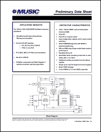 MU9C1965A-50TCC datasheet: 50ns 5.0V 128 x 1024bit LANCAM MP MU9C1965A-50TCC