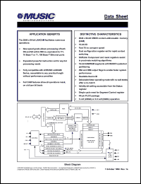 MU9C2480A-12DC datasheet: 120ns 5.0V 2024 x 64bit LANCAM MU9C2480A-12DC