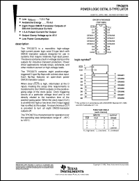 TPIC6273DW datasheet:  OCTAL D-TYPE LATCH TPIC6273DW