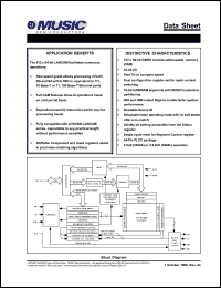 MU9C5480A-90DI datasheet: 90ns 5.0V 256 x 64bit LANCAM MU9C5480A-90DI