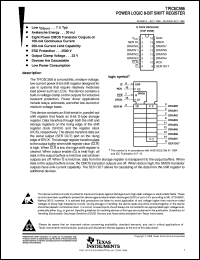 TPIC6C595D datasheet:  8-BIT SHIFT REGISTER TPIC6C595D