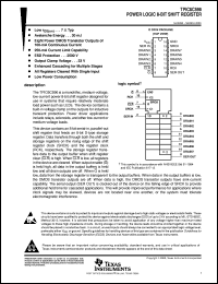 TPIC6C596N datasheet:  8-BIT SHIFT REGISTER TPIC6C596N