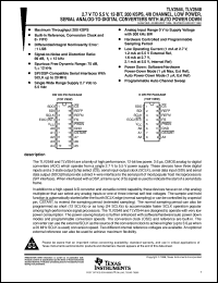 TLV2548CPWR datasheet:  12-BIT  200 KSPS ADC SER. OUT, AUTO PWRDN (S/W AND H/W), LOW POWER W/8 X FIFO W/8 CH. TLV2548CPWR