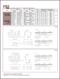 C-563SR-11 datasheet: Common cathode super red three digit display C-563SR-11