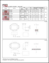 B-2233E datasheet: Light bar hi.effi red B-2233E