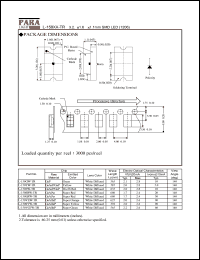 L-150LRW-TR datasheet: 3.2 x 1.6 x 1.1 mm SMD LED, super red L-150LRW-TR