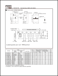 L-191VEW-TR datasheet: 1.6 x 0.8 x 0.8 mm SMD LED, super orange L-191VEW-TR