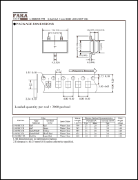 L-965HC-TR datasheet: 3.0 x 2.8 x 1.1 mm SMD LED, red L-965HC-TR