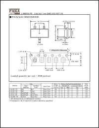 L-965SRC-TR datasheet: 3.0 x 2.8 x 1.1 mm SMD LED, super red L-965SRC-TR