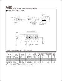 L-180YC-TR9 datasheet: 1.8 mm AXIAL LED, yellow L-180YC-TR9