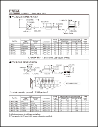 L-180LRC-TR datasheet: 1.8 mm AXIAL LED, super red L-180LRC-TR