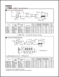 L-180YC-TR datasheet: 1.8 mm AXIAL LED, yellow L-180YC-TR