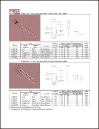 L-4L3GD datasheet: Green, 1.9 x 3.9 x 5.0 mm rectangular LED lamp L-4L3GD