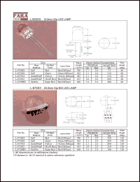 L-833YD datasheet: 10.0 mm dia LED lamp, yellow L-833YD