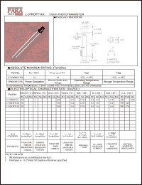 L-31ROPT1C datasheet: 3.0 mm phototransistor L-31ROPT1C