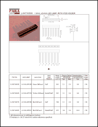 L-H371007X datasheet: 1.9x5.4 mm LED lamp, with H725 holder L-H371007X