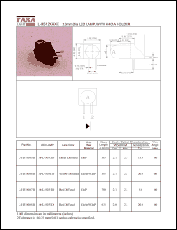 L-H512006B datasheet: 5.0 mm dia LED lamp, with H401A holder L-H512006B