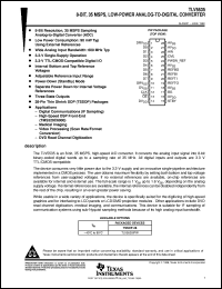 TLV5535IPW datasheet:  8-BIT, 35 MSPS ADC SINGLE CH., HIGH CH. BANDWIDTH, LOW SNR AND SFDR, LOW POWER TLV5535IPW