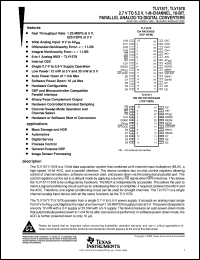 TLV1578IDAR datasheet:  8-CH. 10-BIT 1.25 MSPS PARALLEL ADC TLV1578IDAR