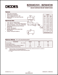 BZX84C13 datasheet: 13V; 300mW surface mount zener diode. Ideally suited for automated assembly processes BZX84C13