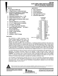 THS1206CDA datasheet:  12-BIT, 6 MSPS ADC QUAD CH. (CONFIG.), DSP/UP IF, INTEG. 16X FIFO, CHANNEL AUTOSCAN, LOW POWER THS1206CDA