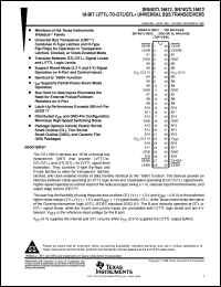 SN74GTL16612DGGR datasheet:  18-BIT LVTTL-TO-GTL/GTLPLUS UNIVERSAL BUS TRANSCEIVERS SN74GTL16612DGGR