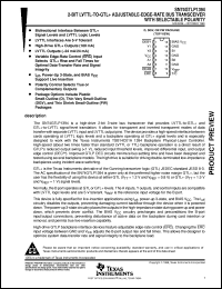 SN74GTLP1394D datasheet:  2-BIT LVTTL-TO-GTLP ADJUSTABLE EDGE-RATE BUS TRANSCEIVER W/ SELECTABLE POLARITY SN74GTLP1394D