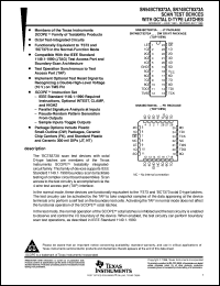 SNJ54BCT8373AFK datasheet:  SCAN TEST DEVICES WITH OCTAL D-TYPE LATCHES SNJ54BCT8373AFK