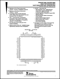 SN74ABT18502PM datasheet:  SCAN TEST DEVICES WITH 18-BIT UNIVERSAL BUS TRANSCEIVER SN74ABT18502PM