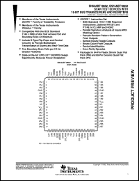 SN74ABT18652PM datasheet:  SCAN TEST DEVICES WITH 18-BIT BUS TRANSCEIVERS AND REGISTERS SN74ABT18652PM