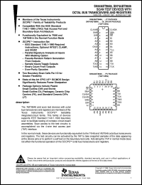 SN74ABT8646DLR datasheet:  SCAN TEST DEVICES WITH OCTAL BUS TRANSCEIVERS AND REGISTERS SN74ABT8646DLR