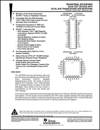 SN74ABT8646DWR datasheet:  SCAN TEST DEVICES WITH OCTAL BUS TRANSCEIVERS AND REGISTERS SN74ABT8646DWR