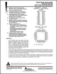 SN74BCT8240ADW datasheet:  IEEE STD 1149.1 (JTAG) BOUNDARY-SCAN TEST DEVICE WITH OCTAL INVERTING BUFFERS SN74BCT8240ADW