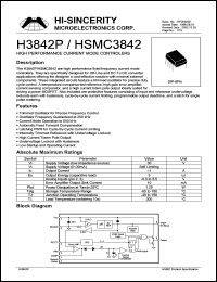 H3842P datasheet: High performance current mode controller H3842P