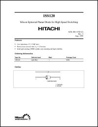 1SS120 datasheet: High frequency small signal diode 1SS120