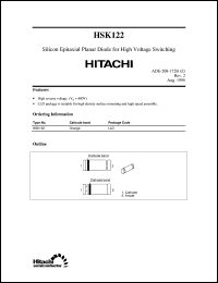 HSK122 datasheet: High frequency small signal diode HSK122