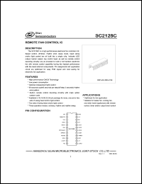 SC2128C-D90D datasheet: Remote fan control IC for electronic fan application SC2128C-D90D
