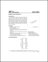 SC2128C-D50S datasheet: Remote fan control IC for electronic fan application SC2128C-D50S