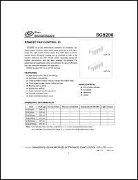 SC8206N3L datasheet: 0.3-6V remote fan control IC SC8206N3L