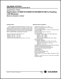SSD1811 datasheet: 1.8-3.5V LCD module SSD1811