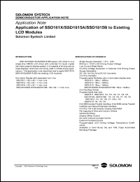 SSD1813 datasheet: 1.8-3.5V LCD module SSD1813